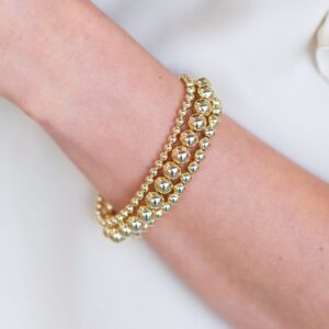 Gold Filled Ball Bracelet by Annie Claire Designs