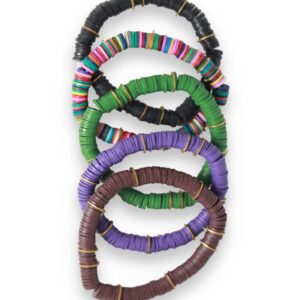 Monica Heishi Bead XL Bracelets by Annie Claire Designs