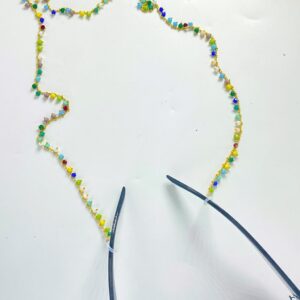 Jill Beaded Chain Sunglasses Holder by Annie Claire Designs