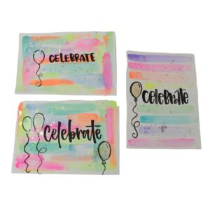 Hand painted Card by Samantha Morgan: Blank