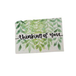 Hand painted Card by Samantha Morgan: Thinking of You